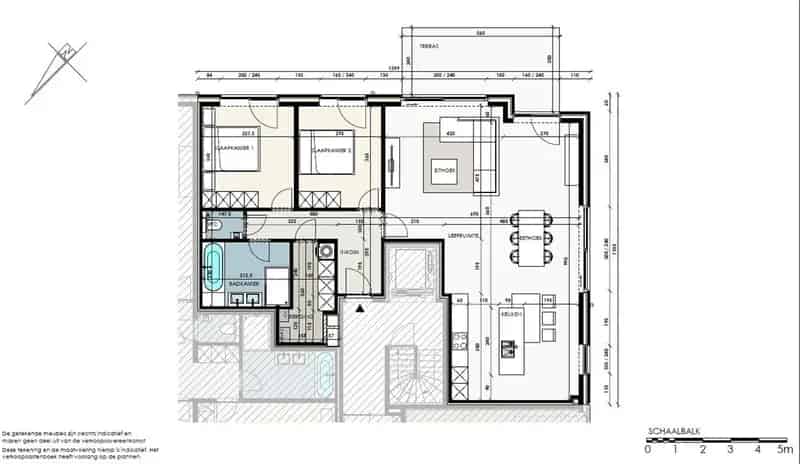 Gelijkvloers Appartement te Koop Evergem