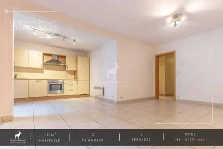 Gelijkvloers Appartement 2 slaapkamers Mons