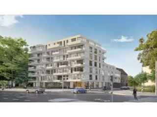 Te koop studio appartement in Sint-Lambrechts-Woluwe met mooie terrassen