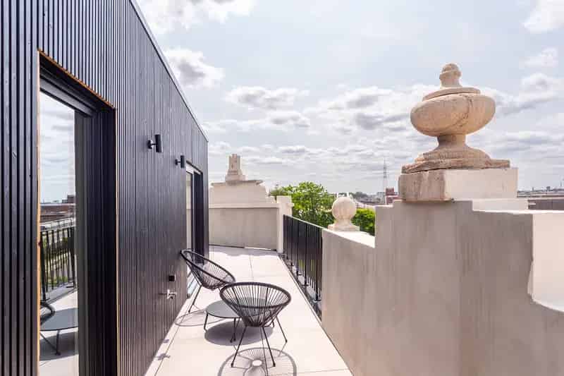 Penthouse te huur Merksem: 2 slaapkamers, dakterras, EPC A