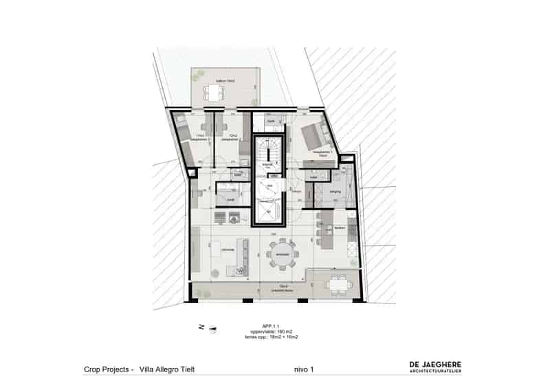 Nieuwbouwappartement Tielt Villa Allegro