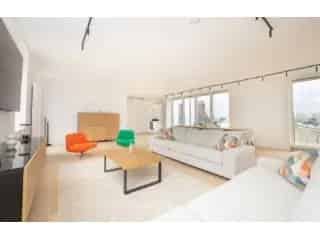 Penthouse te huur Brussel Dansaert 150m² 3 slaapkamers