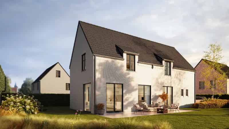 Nieuwbouwvilla Eernegem Landelijke Stijl 3 slaapkamers