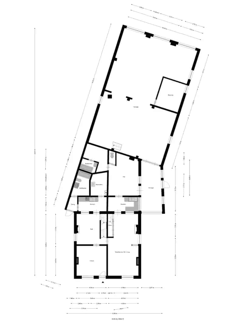 Huis te koop Dworp: 4-6 slaapkamers, grote loods, renovatieproject
