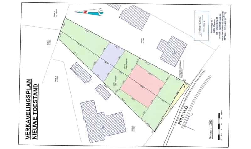 Bouwgrond te koop: 548m² halfopen bebouwing