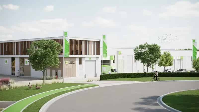 Nieuwbouw KMO Unit te Koop Tubize 192m² Opslag Kantoren