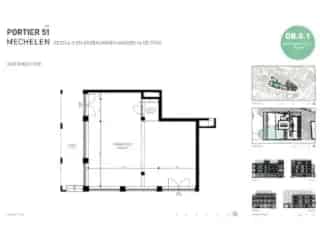 Handelspand Mechelen 99m² uitbreidbaar tot 184m²