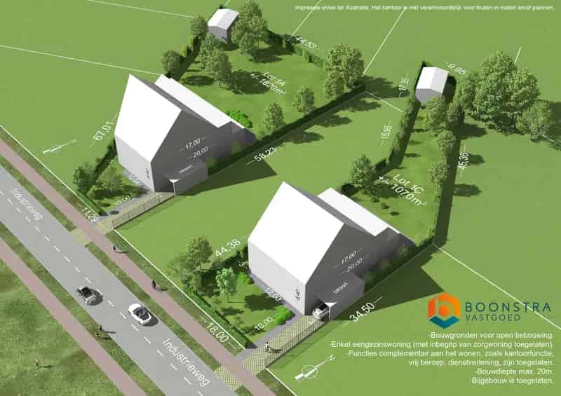 Bouwgrond 1070m² te Tessenderlo-Ham - Open Bebouwing