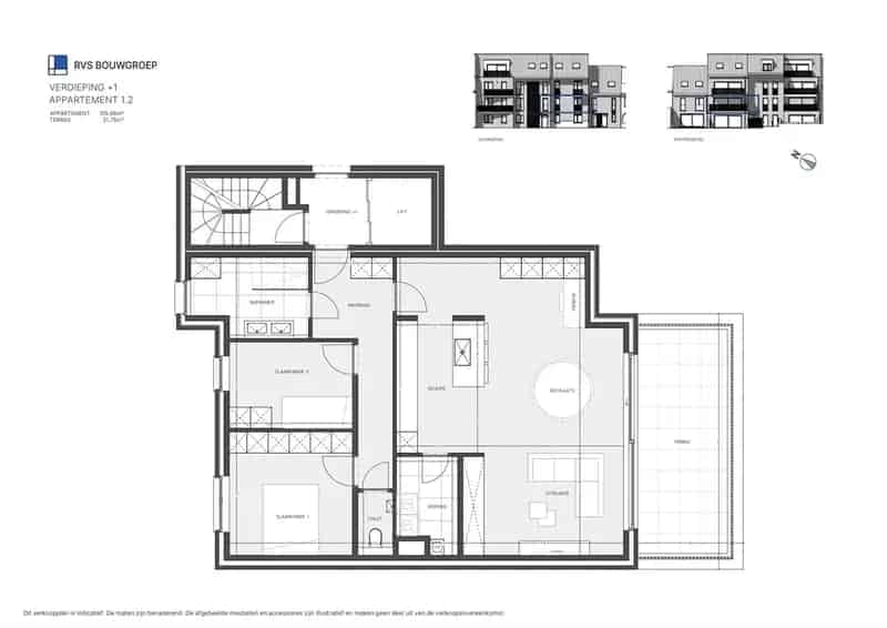 Appartement te koop Wetteren Nieuwbouwproject De Weverij