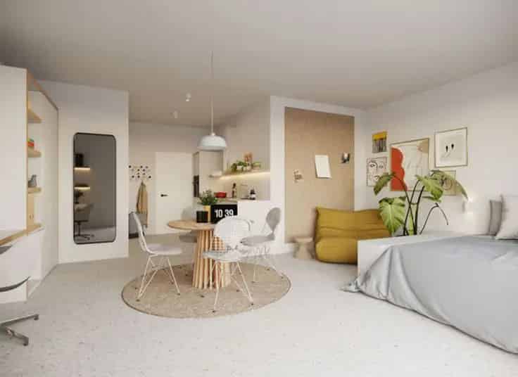 Studio te Koop Brussel Centrum Nabij Metro Rogier