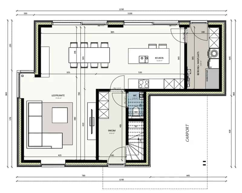 Nieuwbouwvilla 4 slaapkamers Zulte