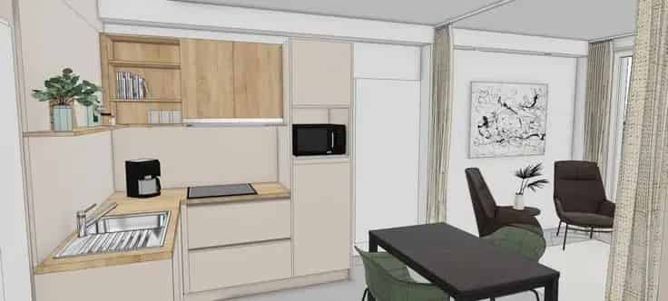 Studio te Koop Anderlecht Nabij ULB Erasmus Campus