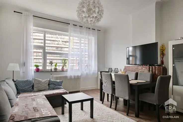 Appartement te koop met tuin in Schaarbeek nabij Josaphatpark