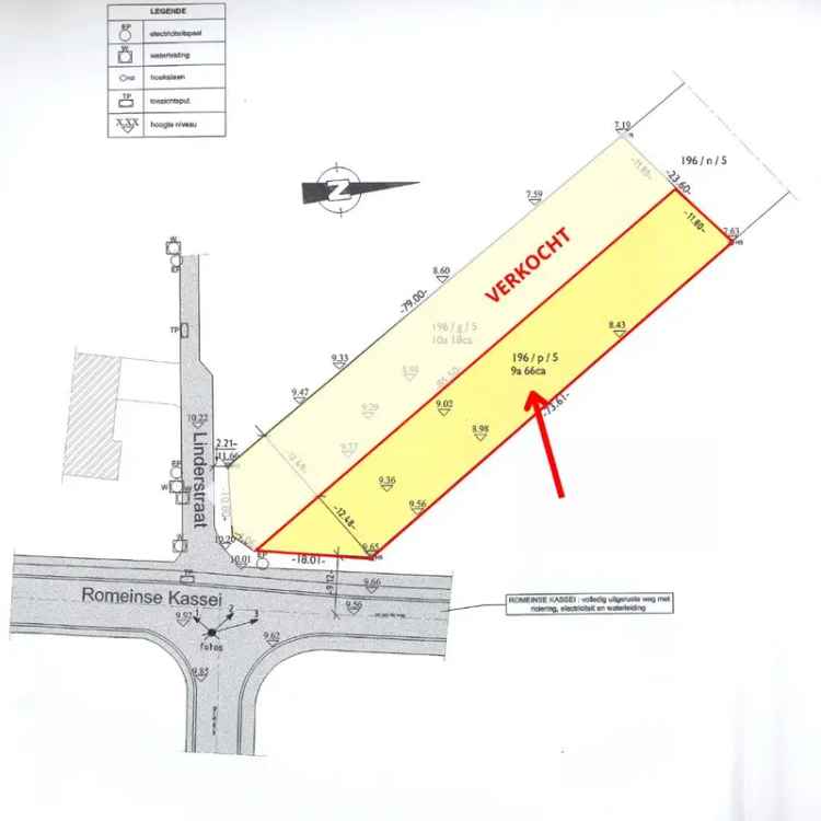 Bouwgrond van 966m² voor HOB op prachtige locatie in Tongeren