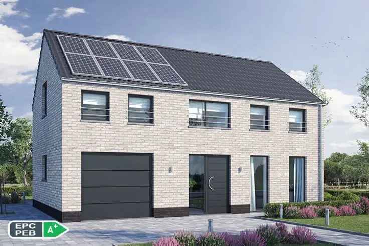 Project van Villa met 4 Facades en Energieprestatie A+