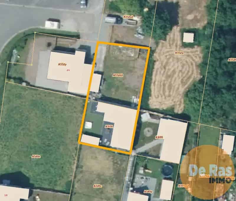 Bouwgrond Gavere 563m² Open Bebouwing Zuidoriëntatie Nabij E17