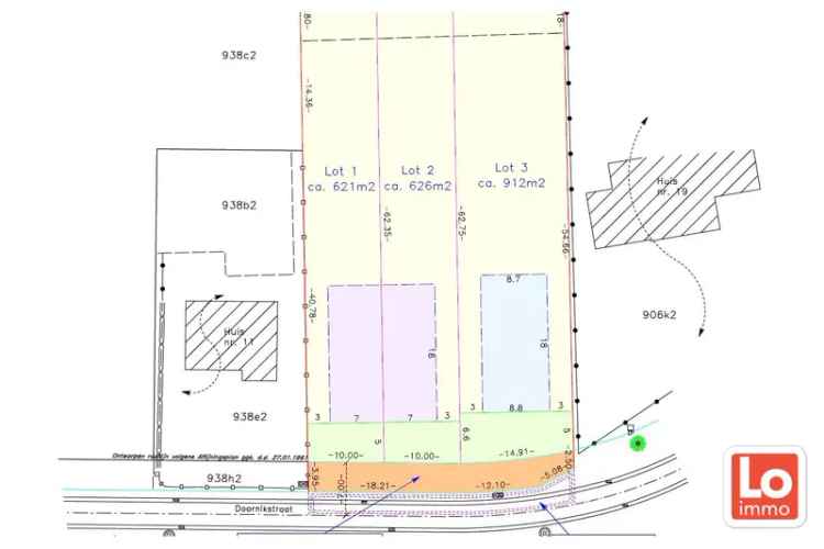 VERKOCHT! Mooi gelegen stuk bouwgrond met achteraan weide van in totaal 6039m²