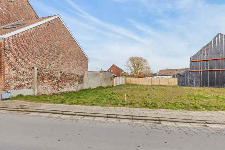 Bouwgrond te koop voor halfopen bebouwing in Herzele met toplocatie