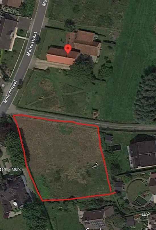 Koop projectgrond in Sijsele met unieke mogelijkheden van 2300 m²