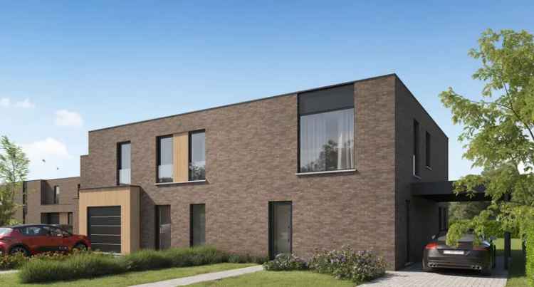 Moderne nieuwe woning