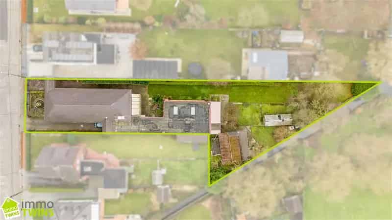 Huis te koop in Wieze 3 slaapkamers groot perceel