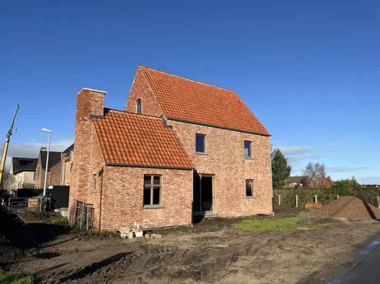 Nieuwbouwvilla Damme 4 slaapkamers 2 badkamers energiezuinig