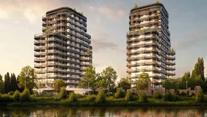 Appartement te Koop Kortrijk 2 Slaapkamers Terras Nieuwbouw
