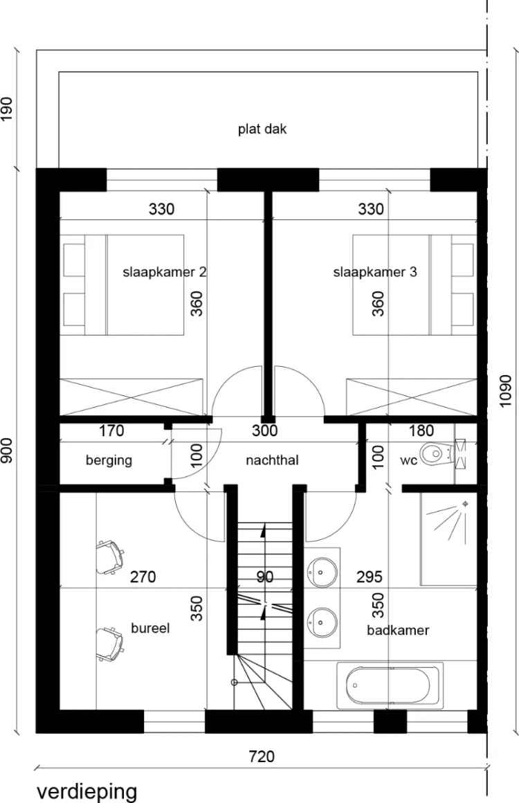 Huis te koop halfopen woning Lede met bouwgrond van 770 m2