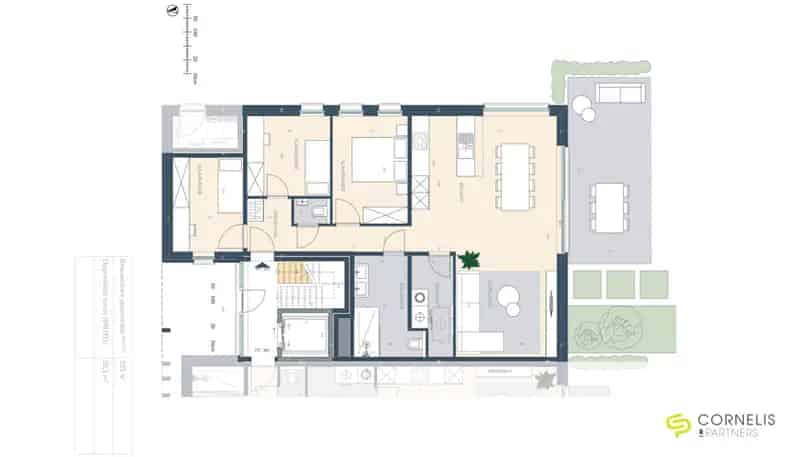 Gelijkvloers appartement te koop in Gooik Leerbeek
