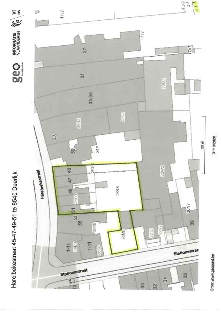 Dubbele garagebox te koop in Deerlijk met extra parkeermogelijkheden