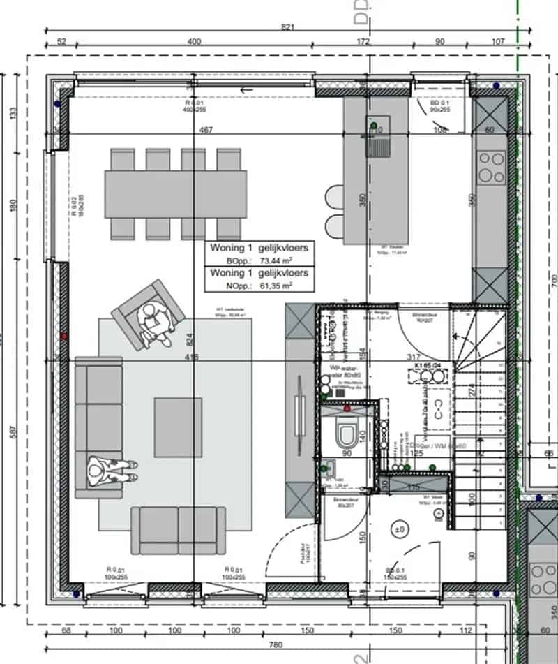 Halfopen Nieuwbouwwoning 3 Slaapkamers Mooie Tuin