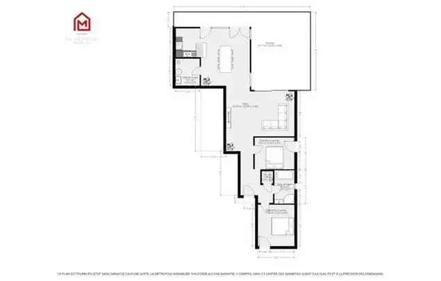 Huur 2 slaapkamer appartement van 117 m² in Charleroi