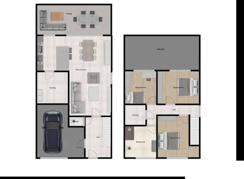 Nieuwbouw Driegevelwoning 3a97ca