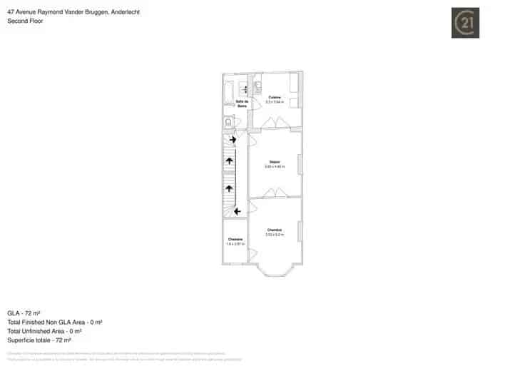 Appartement te Koop Anderlecht 2 slaapkamers 77m²
