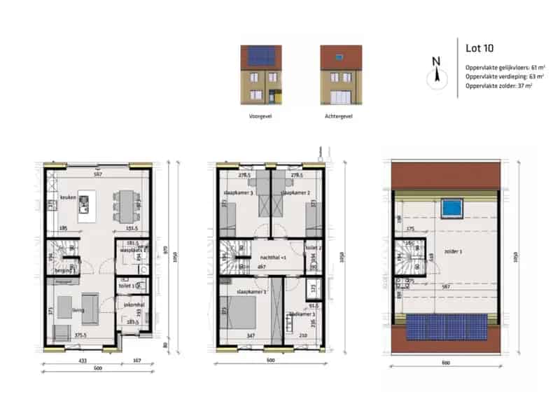 Energiezuinige Nieuwbouwwoning te Koop 124m² 3 slaapkamers