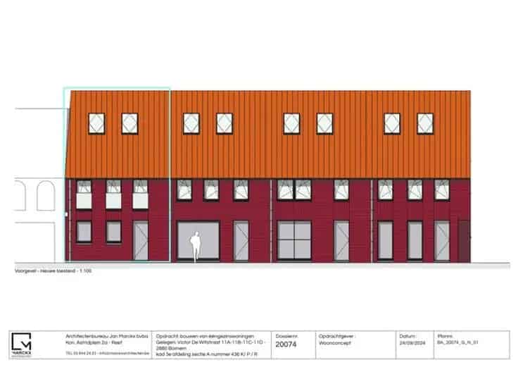Casco Nieuwbouwwoning te Hingene 150m²