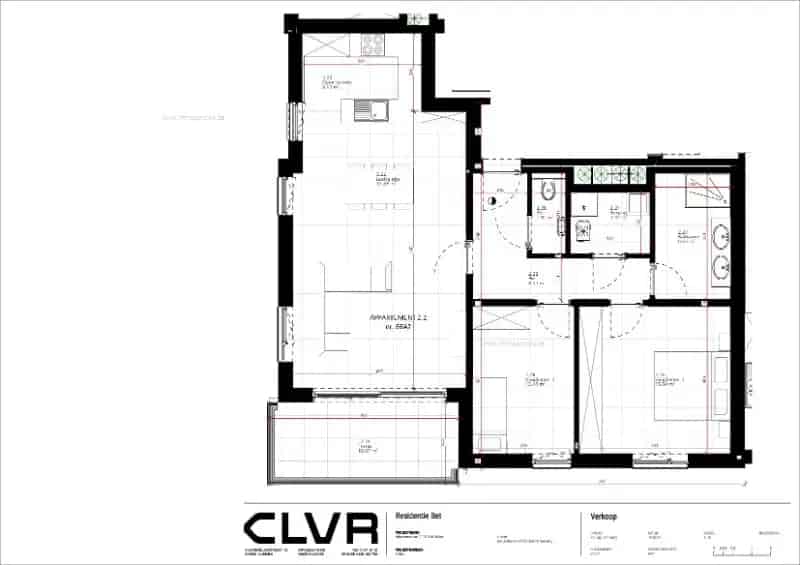 Nieuwbouw Appartement 2 Slaapkamers Diest