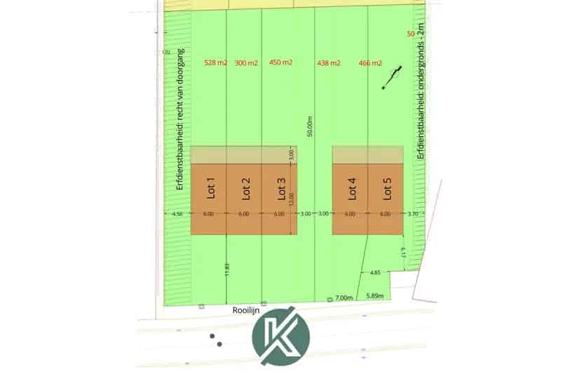 Bouwgrond te Koop Steenhuize Wijnhuize 438m2