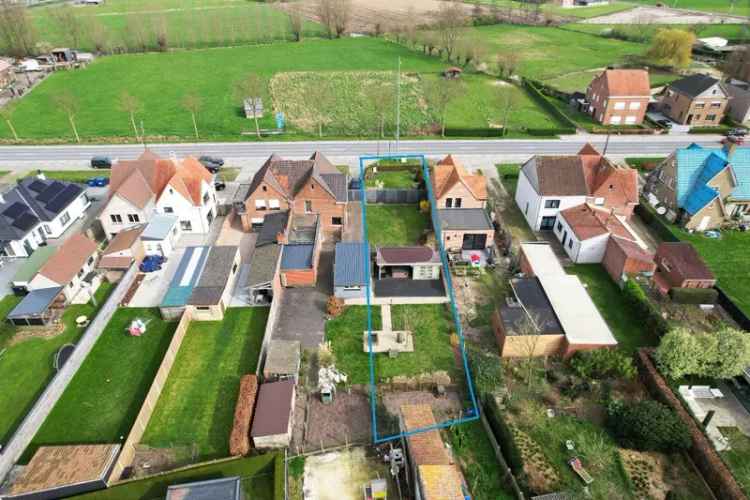 Lot bouwgrond voor halfopen bebouwing op 464 m² te Maldegem