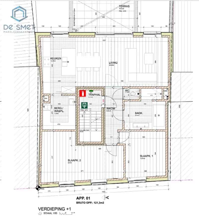 Projectgrond 2 Appartementen Volledige Aanbod