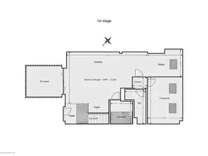 Triplex 6 slaapkamers terras keuken wasruimte
