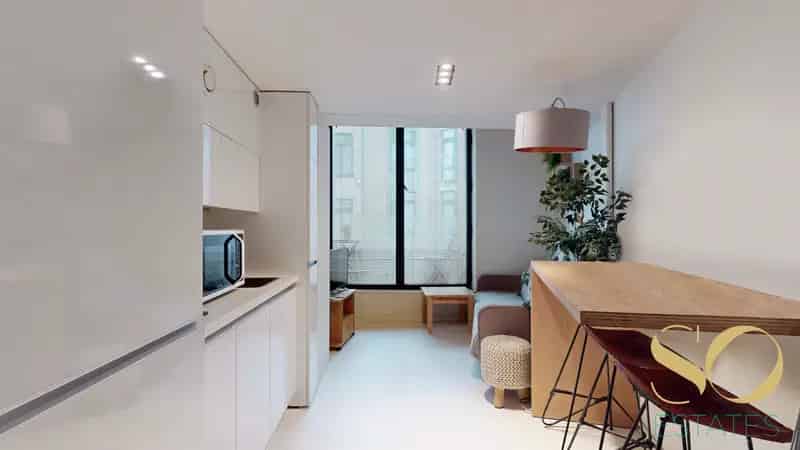 Studio te Huur Brussel Centrum - Modern - Terras - Mezzanine