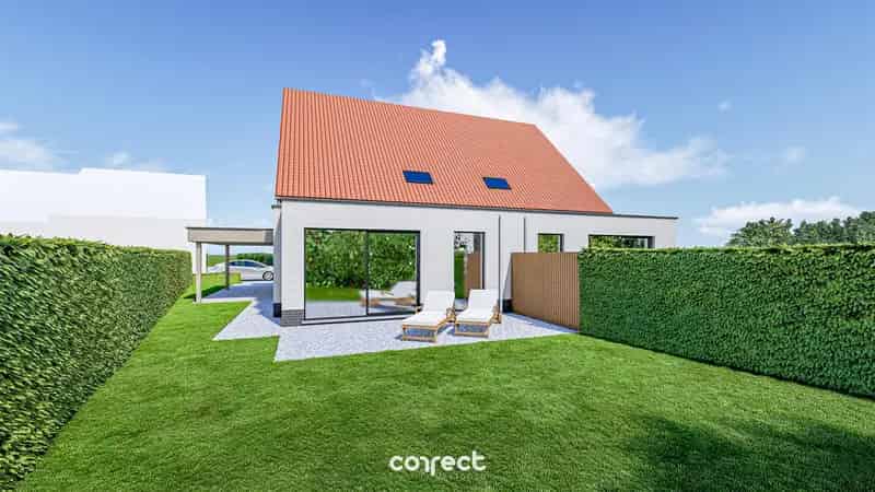 Nieuwbouw Koppelwoning Landelijke Stijl 3 Slaapkamers