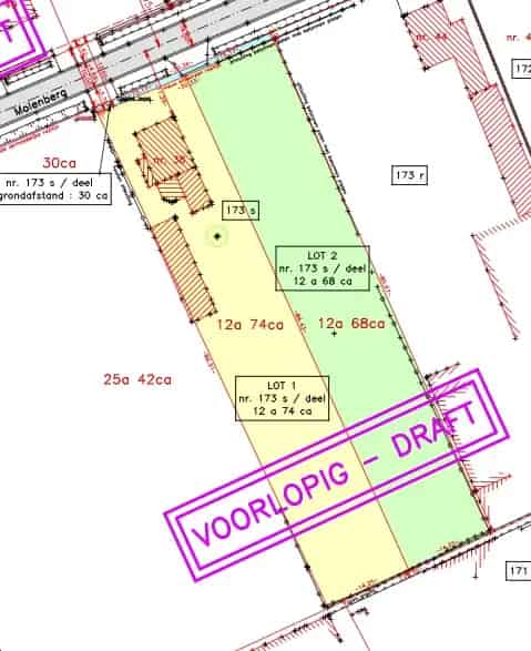 Bouwgrond 1285m² Tielen Vrijstaande Woning Nabij Centrum