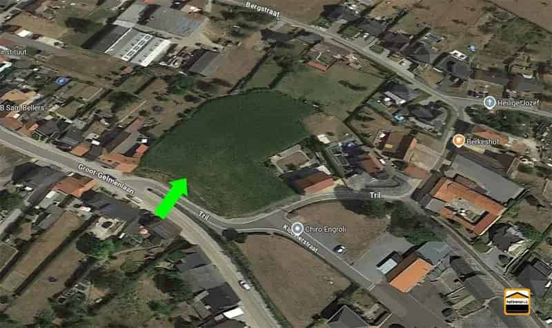 Bouwgrond te Groot-Gelmen: 3a 14ca Halfopen Bebouwing