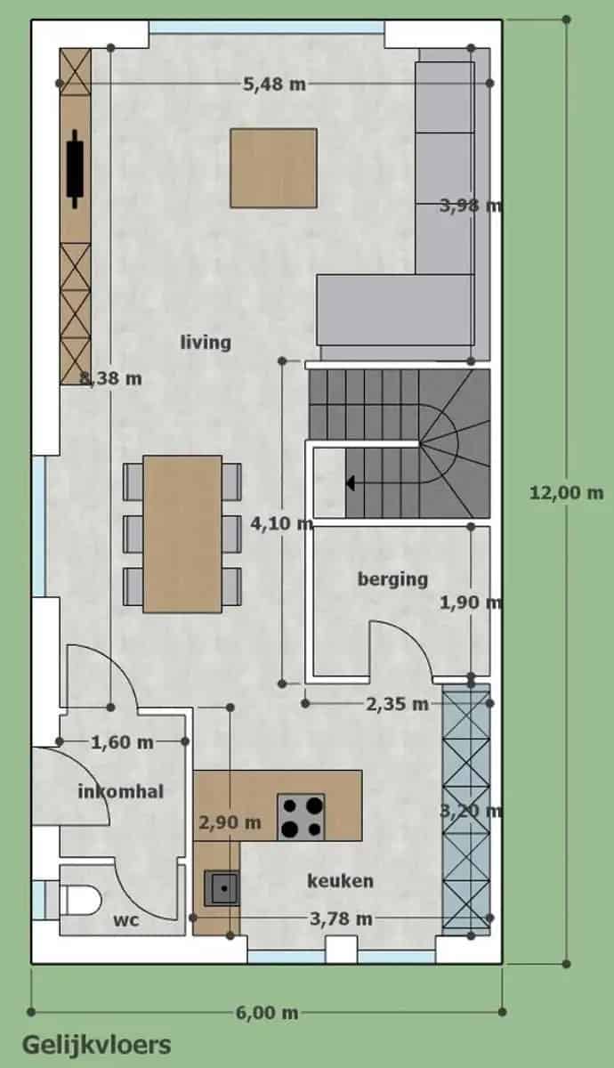 Energiezuinige Halfopen Bebouwing Volledig Aanbod