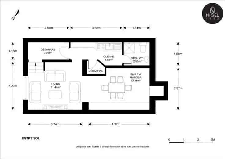Appartementsblok 6 Studio's Te Koop Hoge Rentabiliteit