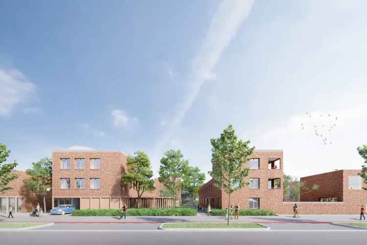 Te koop appartement in Zulte met duurzame architectuur en gemeenschappelijke tuin