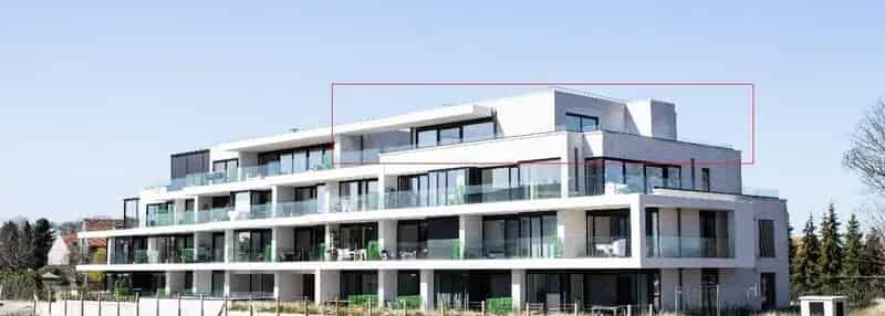 Penthouse te koop Ieper 3 slaapkamers groot terras