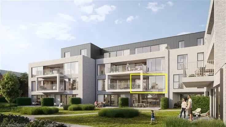Ruim appartement te Moerbeke 2 slaapkamers 101m²